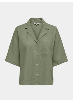 ONLY Koszula Tokyo 15314215 Khaki Regular Fit ze sklepu MODIVO w kategorii Koszule damskie - zdjęcie 172325482