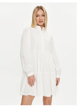 YAS Sukienka koszulowa Tia 26032815 Biały Regular Fit ze sklepu MODIVO w kategorii Sukienki - zdjęcie 172325493