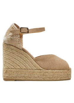 Castañer Espadryle Bianca/8Ed/002 022235 Beżowy ze sklepu MODIVO w kategorii Espadryle damskie - zdjęcie 172325572