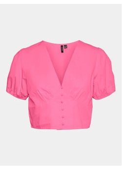 Vero Moda Bluzka Charlotte 10303653 Różowy Regular Fit ze sklepu MODIVO w kategorii Bluzki damskie - zdjęcie 172325603