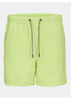 Jack&Jones Szorty kąpielowe Fiji 12253118 Zielony Regular Fit ze sklepu MODIVO w kategorii Kąpielówki - zdjęcie 172325730