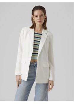 Vero Moda Marynarka Carmen 10287190 Biały Box Fit ze sklepu MODIVO w kategorii Marynarki damskie - zdjęcie 172325742