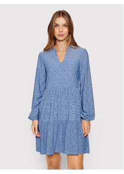 Vila Sukienka codzienna Kawa 14070250 Niebieski Regular Fit ze sklepu MODIVO w kategorii Sukienki - zdjęcie 172325750