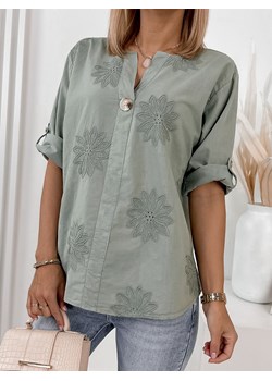 bluzka verve khaki uni ze sklepu UBRA w kategorii Bluzki damskie - zdjęcie 172328572