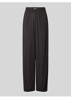 Spodnie materiałowe z szeroką nogawką i zakładkami w pasie model ‘MARRAKECH’ ze sklepu Peek&Cloppenburg  w kategorii Spodnie damskie - zdjęcie 172329642
