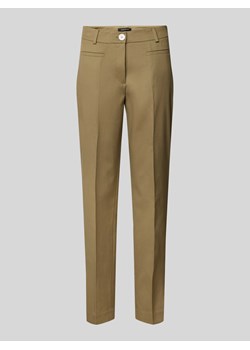 Spodnie materiałowe z lamowanymi kieszeniami ze sklepu Peek&Cloppenburg  w kategorii Spodnie damskie - zdjęcie 172329982