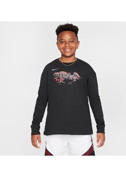 T-shirt z długim rękawem dla dużych dzieci (chłopców) Chicago Bulls Essential Max90 Nike NBA - Czerń ze sklepu Nike poland w kategorii T-shirty chłopięce - zdjęcie 172330174