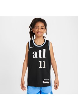 Koszulka dla dużych dzieci Nike Dri-FIT NBA Swingman Trae Young Atlanta Hawks City Edition 2023/24 - Czerń ze sklepu Nike poland w kategorii T-shirty chłopięce - zdjęcie 172330192
