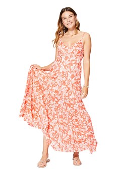 Aller Simplement Sukienka w kolorze pomarańczowo-białym ze sklepu Limango Polska w kategorii Sukienki - zdjęcie 172330290