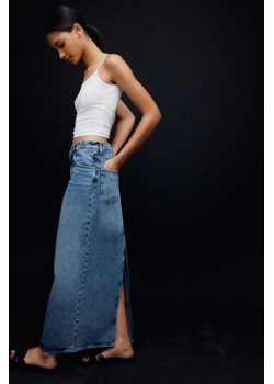H & M - Długa spódnica dżinsowa - Niebieski ze sklepu H&M w kategorii Spódnice - zdjęcie 172330432