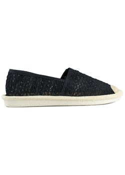 Czarne espadryle z siateczki przewiewne espadryle damskie ze sklepu ButyModne.pl w kategorii Espadryle damskie - zdjęcie 172330943