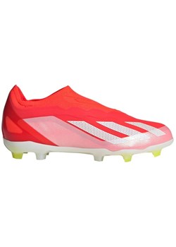 Buty piłkarskie adidas X Crazyfast Elite Ll Fg Jr IF0672 czerwone ze sklepu ButyModne.pl w kategorii Buty sportowe dziecięce - zdjęcie 172331064