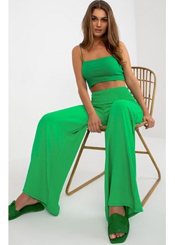 Spodnie szwedy zielone DHJ-SP-8390.70, Kolor zielony, Rozmiar uniwersalny, ITALY MODA ze sklepu Primodo w kategorii Spodnie damskie - zdjęcie 172332113