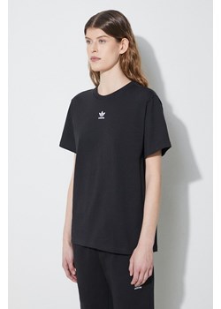 adidas Originals t-shirt bawełniany dziecięcy Tee Regular kolor czarny IC1826 ze sklepu PRM w kategorii Bluzki damskie - zdjęcie 172332552