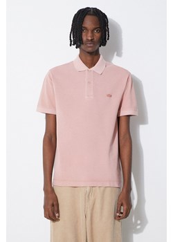 Lacoste polo bawełniane kolor różowy gładki PH3450 S0I ze sklepu PRM w kategorii T-shirty męskie - zdjęcie 172332612