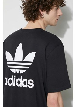 adidas Originals t-shirt bawełniany Classics Back+Front Trefoil Boxy kolor czarny z nadrukiem II5760 ze sklepu PRM w kategorii T-shirty męskie - zdjęcie 172332663