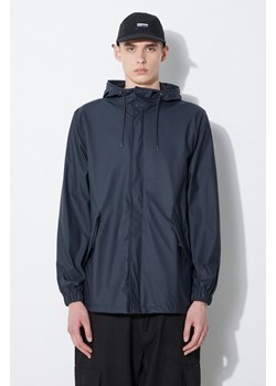 Rains kurtka 18010 Fishtail Jacket kolor granatowy przejściowa ze sklepu PRM w kategorii Kurtki męskie - zdjęcie 172332980