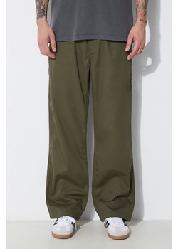Human Made spodnie Easy Pants męskie kolor zielony proste HM27PT003 ze sklepu PRM w kategorii Spodnie męskie - zdjęcie 172333674
