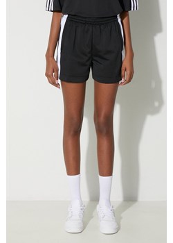 adidas Originals szorty Adibreak damskie kolor czarny z aplikacją high waist IU2518 ze sklepu PRM w kategorii Szorty - zdjęcie 172333724