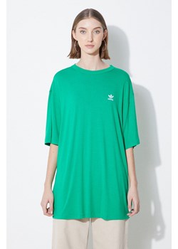 adidas Originals t-shirt damski kolor zielony IR8063 ze sklepu PRM w kategorii Bluzki damskie - zdjęcie 172333861