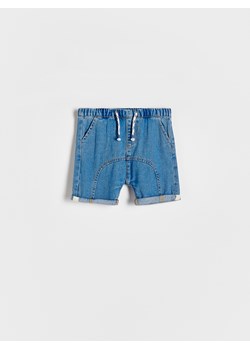 Reserved - Jeansowe szorty - niebieski ze sklepu Reserved w kategorii Spodenki niemowlęce - zdjęcie 172336990