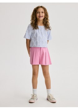 Reserved - Bluzka z ozdobnym postrzępieniem - wielobarwny ze sklepu Reserved w kategorii Bluzki dziewczęce - zdjęcie 172337180
