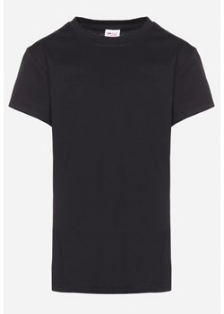 Czarna Bawełniana Koszulka T-shirt z Krótkim Rękawem Phernalia ze sklepu Born2be Odzież w kategorii T-shirty chłopięce - zdjęcie 172338261