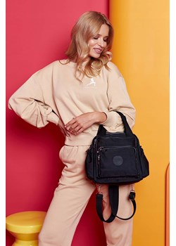 Praktyczny torboplecak damski czarna - Peterson ze sklepu 5.10.15 w kategorii Plecaki - zdjęcie 172338314