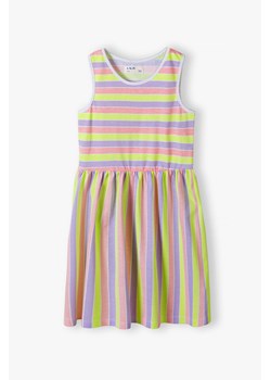 Sukienka na lato w kolorowe paski - 5.10.15. ze sklepu 5.10.15 w kategorii Sukienki dziewczęce - zdjęcie 172338333