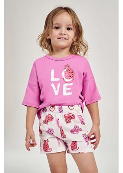 Dziewczęca piżama bawełniana Annabel Taro różowa ze sklepu 5.10.15 w kategorii Piżamy dziecięce - zdjęcie 172338364