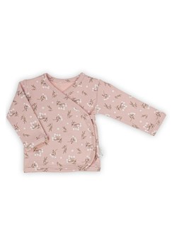 Kaftanik niemowlęcy różowy w kwiatki ze sklepu 5.10.15 w kategorii Kaftaniki i bluzki - zdjęcie 172338410