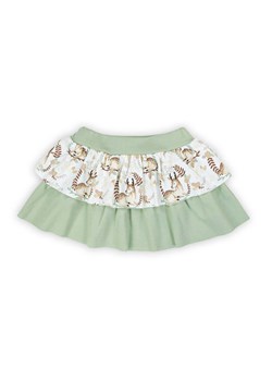 Zielona spódniczka dziewczęca w sarenki ze sklepu 5.10.15 w kategorii Spódnice dziewczęce - zdjęcie 172338442