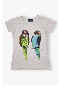 T-shirt dziewczęcy z krótkim rękawem ze sklepu 5.10.15 w kategorii Bluzki dziewczęce - zdjęcie 172338454