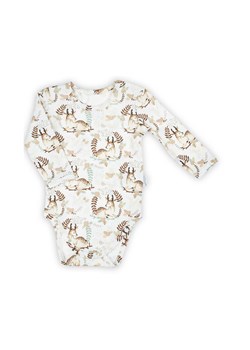 Body niemowlęce z długim rękawem w sarenki ze sklepu 5.10.15 w kategorii Odzież dla niemowląt - zdjęcie 172338472