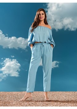 Sinsay - Spodnie carrot - niebieski ze sklepu Sinsay w kategorii Spodnie damskie - zdjęcie 172341560