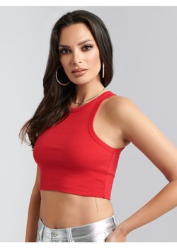 Sinsay - Top na ramiączkach - czerwony ze sklepu Sinsay w kategorii Bluzki damskie - zdjęcie 172341843