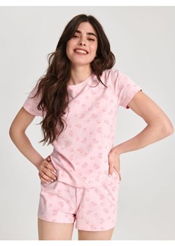 Sinsay - Piżama dwuczęściowa - różowy ze sklepu Sinsay w kategorii Piżamy damskie - zdjęcie 172341880