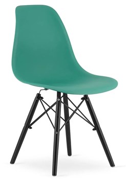 Zielone skandynawskie krzesła 4 szt. - Naxin 3S ze sklepu Edinos.pl w kategorii Krzesła - zdjęcie 172342494