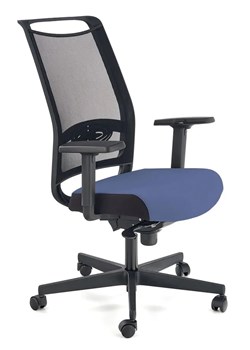 Niebieski fotel obrotowy - Romino ze sklepu Edinos.pl w kategorii Krzesła biurowe - zdjęcie 172342760