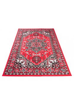 Czerwony dywan wzorzysty - Ilini 3X ze sklepu Edinos.pl w kategorii Dywany - zdjęcie 172342793