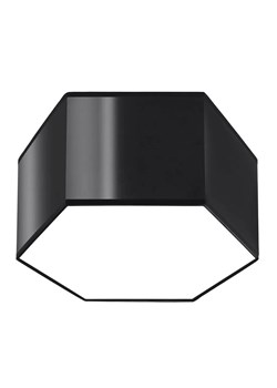 Czarny plafon sześciokąt 15,5 cm - S749-Kalma ze sklepu Edinos.pl w kategorii Lampy sufitowe - zdjęcie 172343031