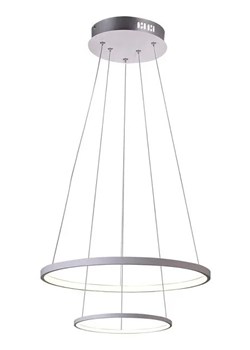 Biała podwójna lampa wisząca LED - V082-Monati ze sklepu Edinos.pl w kategorii Lampy wiszące - zdjęcie 172343640