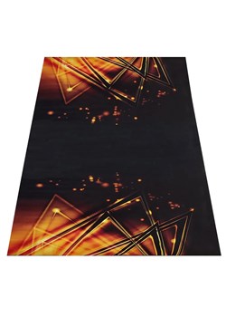 Czarny dywan w designerskie wzory - Eglam 6X ze sklepu Edinos.pl w kategorii Dywany - zdjęcie 172343730