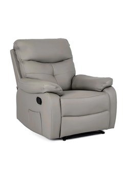Szary fotel wypoczynkowy z masażem - Edip 3X ze sklepu Edinos.pl w kategorii Fotele - zdjęcie 172343982
