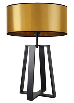 Złota lampka nocna glamour - EX971-Thof ze sklepu Edinos.pl w kategorii Lampy stołowe - zdjęcie 172344354