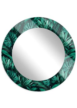 Zielone okrągłe lustro w stylu nowoczesnym L7-H10 ze sklepu Edinos.pl w kategorii Lustra - zdjęcie 172344740