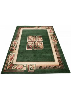 Zielony dywan w klasycznym stylu - Fendy 4X ze sklepu Edinos.pl w kategorii Dywany - zdjęcie 172345020