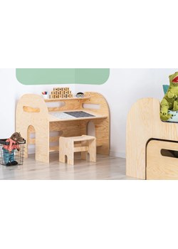 Małe drewniane biurko dla przedszkolaka - Polly ze sklepu Edinos.pl w kategorii Biurka dziecięce - zdjęcie 172345254