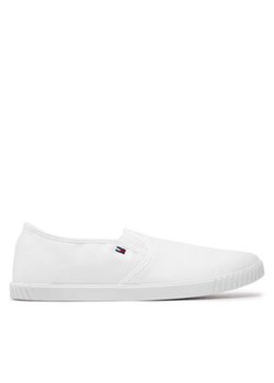 Tommy Hilfiger Tenisówki Canvas Slip-On Sneaker FW0FW07806 Biały ze sklepu MODIVO w kategorii Trampki damskie - zdjęcie 172345731