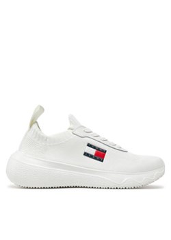 Tommy Jeans Sneakersy Tjw Knit Runner EN0EN02564 Écru ze sklepu MODIVO w kategorii Buty sportowe damskie - zdjęcie 172345804